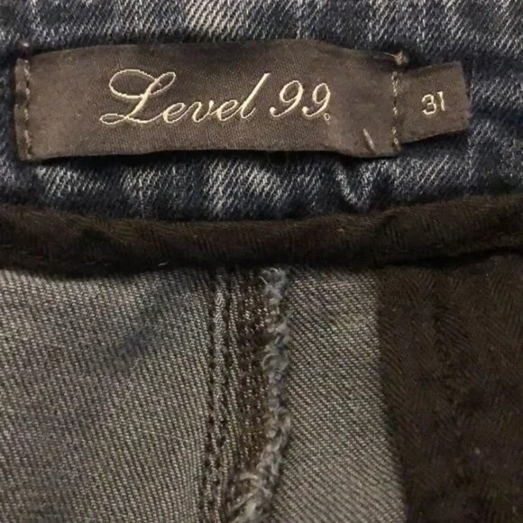 LEVEL 99 WOMEN'S STRETCH SKINNY JEANS WITH SIDE SLIT POCKETS SIZE 31 - Picture 7 of 9